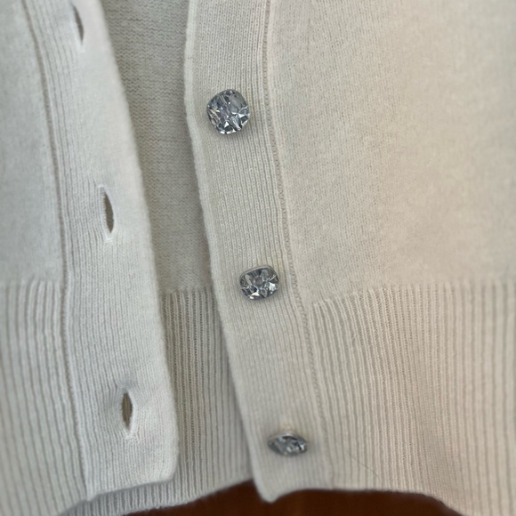 Gorgeous Sandro Wool Sweater Cardigan - Ecru - Sz 2 - New W/o Tags! - Picture 6 of 7